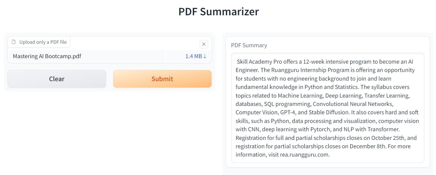 PDF Summarizer